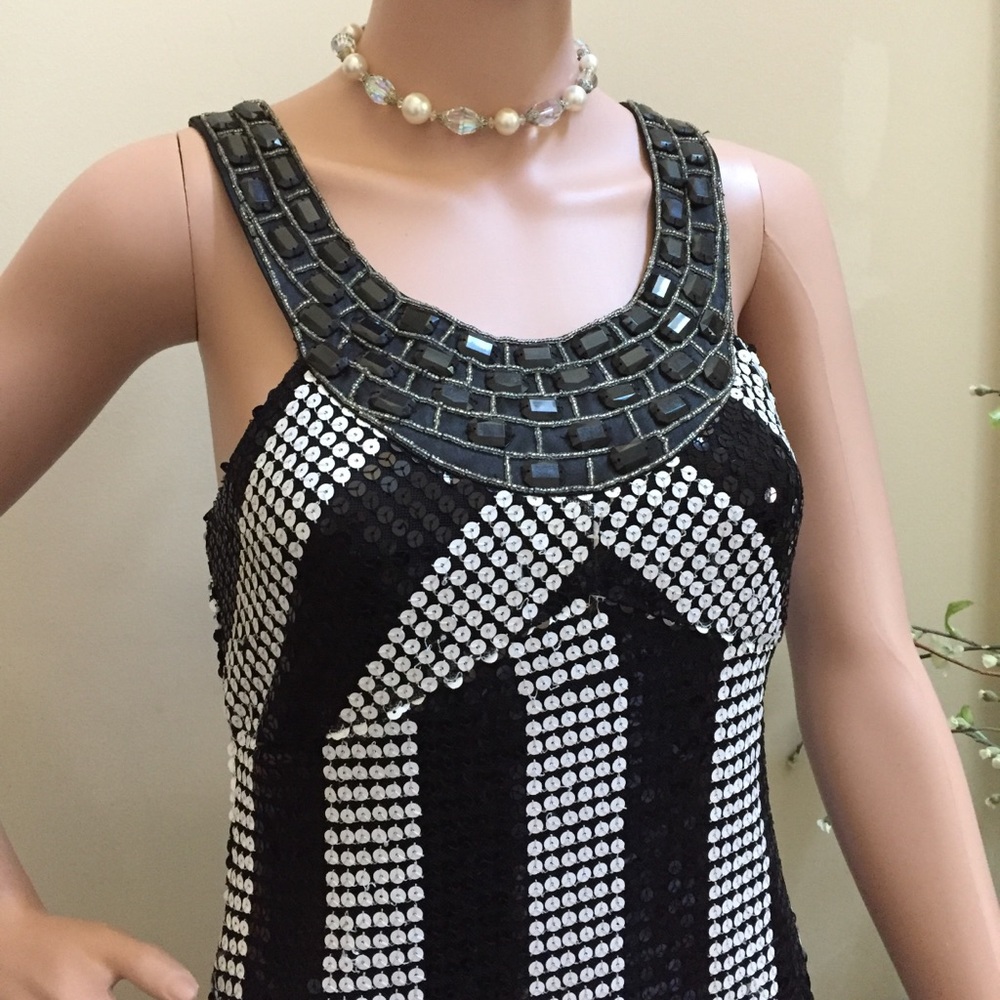 Gorgeous CeCico Sequined Dress, Size M, EUC - Picture 5 of 7